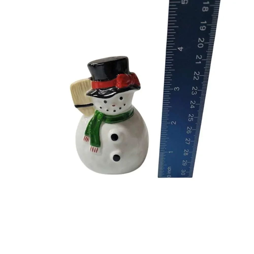 ⛄ Vintage Snowman Plug-In Night Light Lampholder Made in Taiwan Xmas Decor